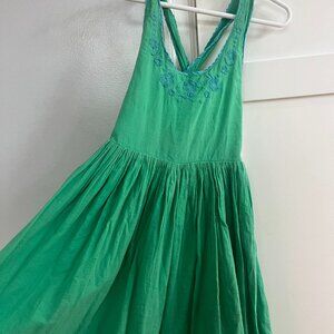 MiniBoden Green Sundress